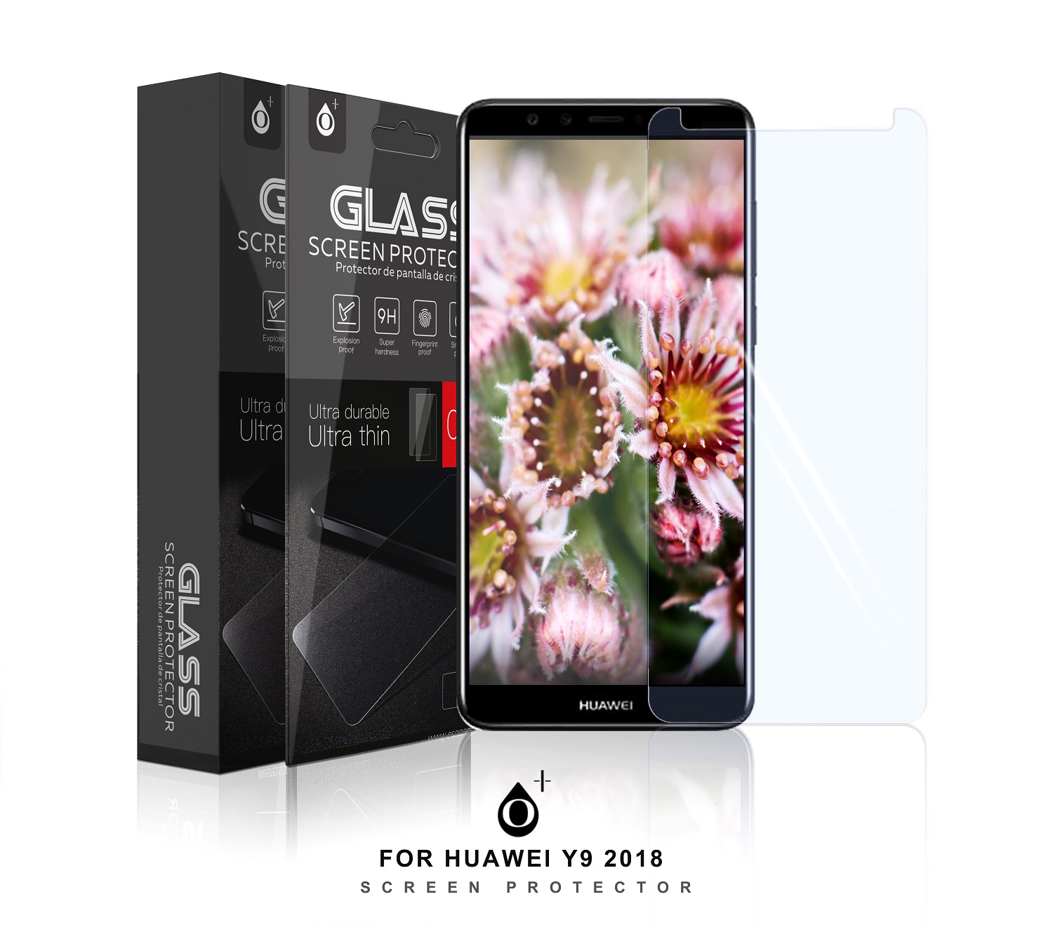 HW Y9 2018 Protector de Pantalla Cristal para Huawei P9 2018