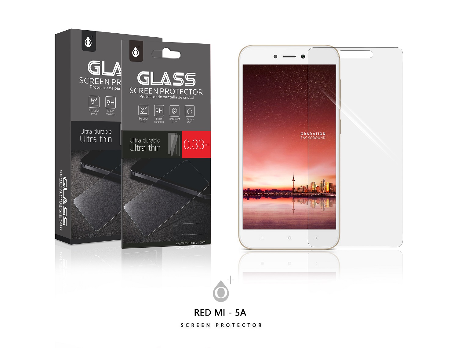 RM 5A/RM GO Protector de Pantalla Cristal para Xiaomi Redmi 5A/RM GO