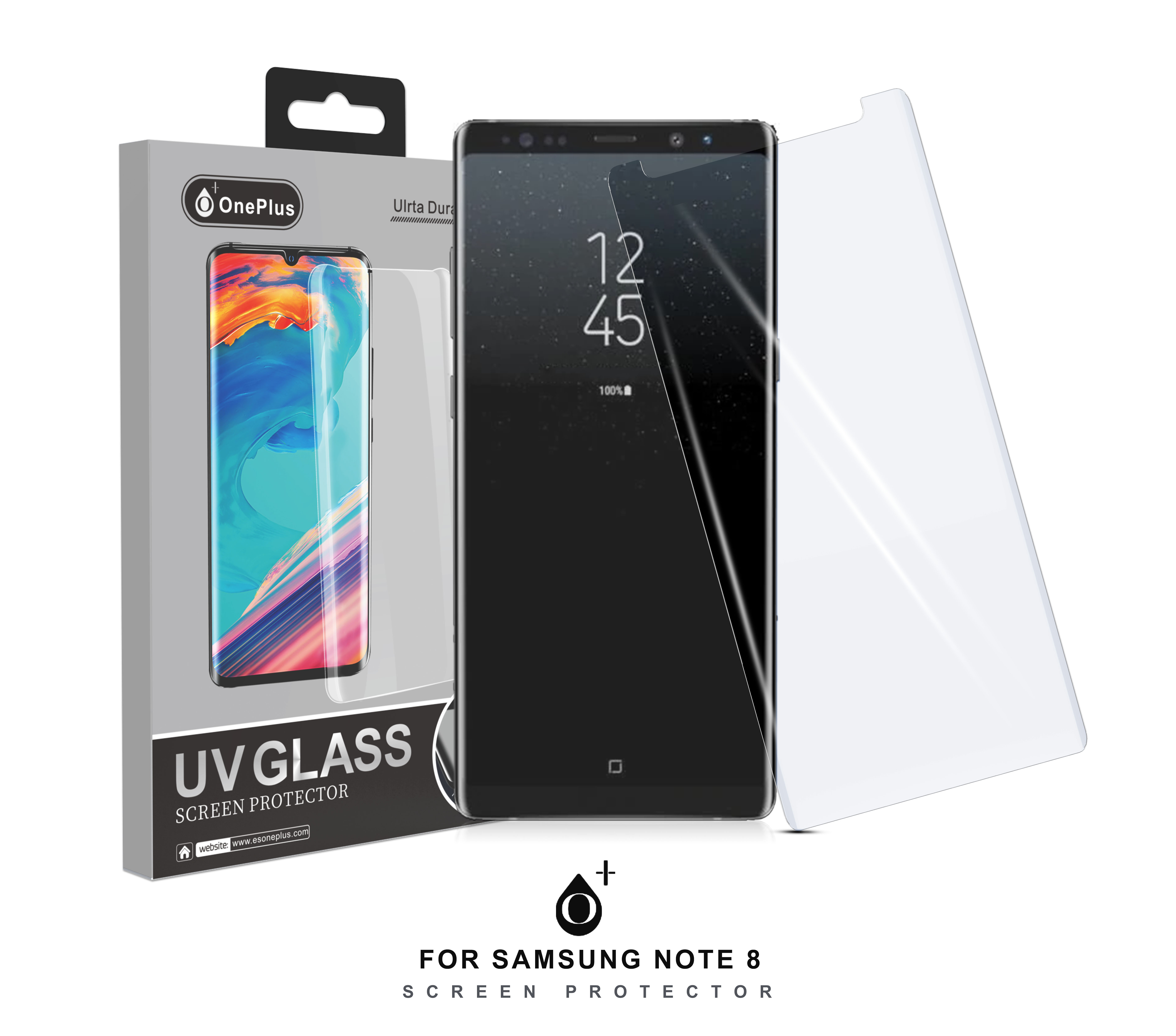 UV SA NOTE 8 Protector de Pantalla de Cristal Templado UV para Samsung Note 8
