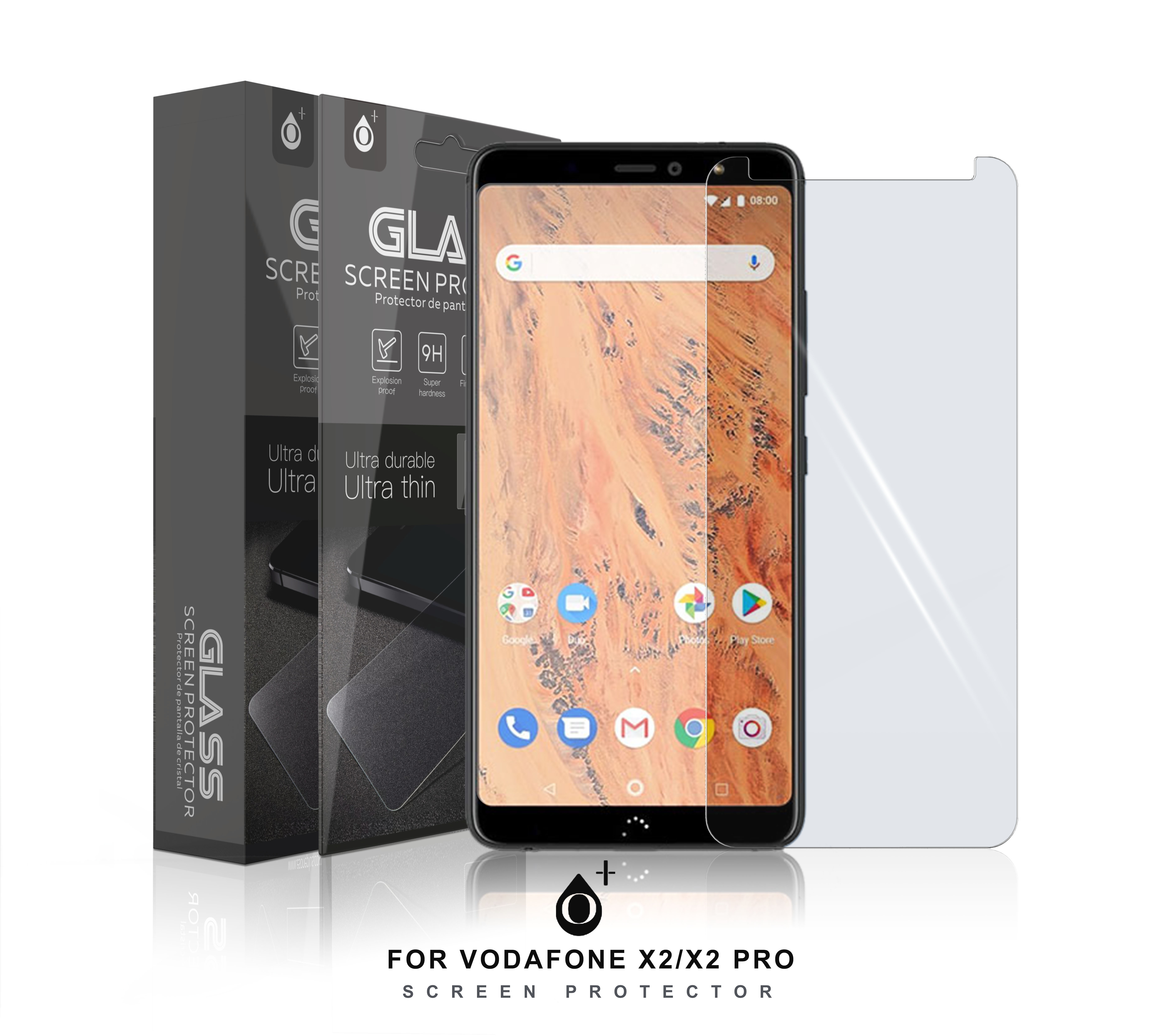 AQ X2/X2 Pro Protector de Pantalla Cristal para BQ AQ X2 / X2 Pro