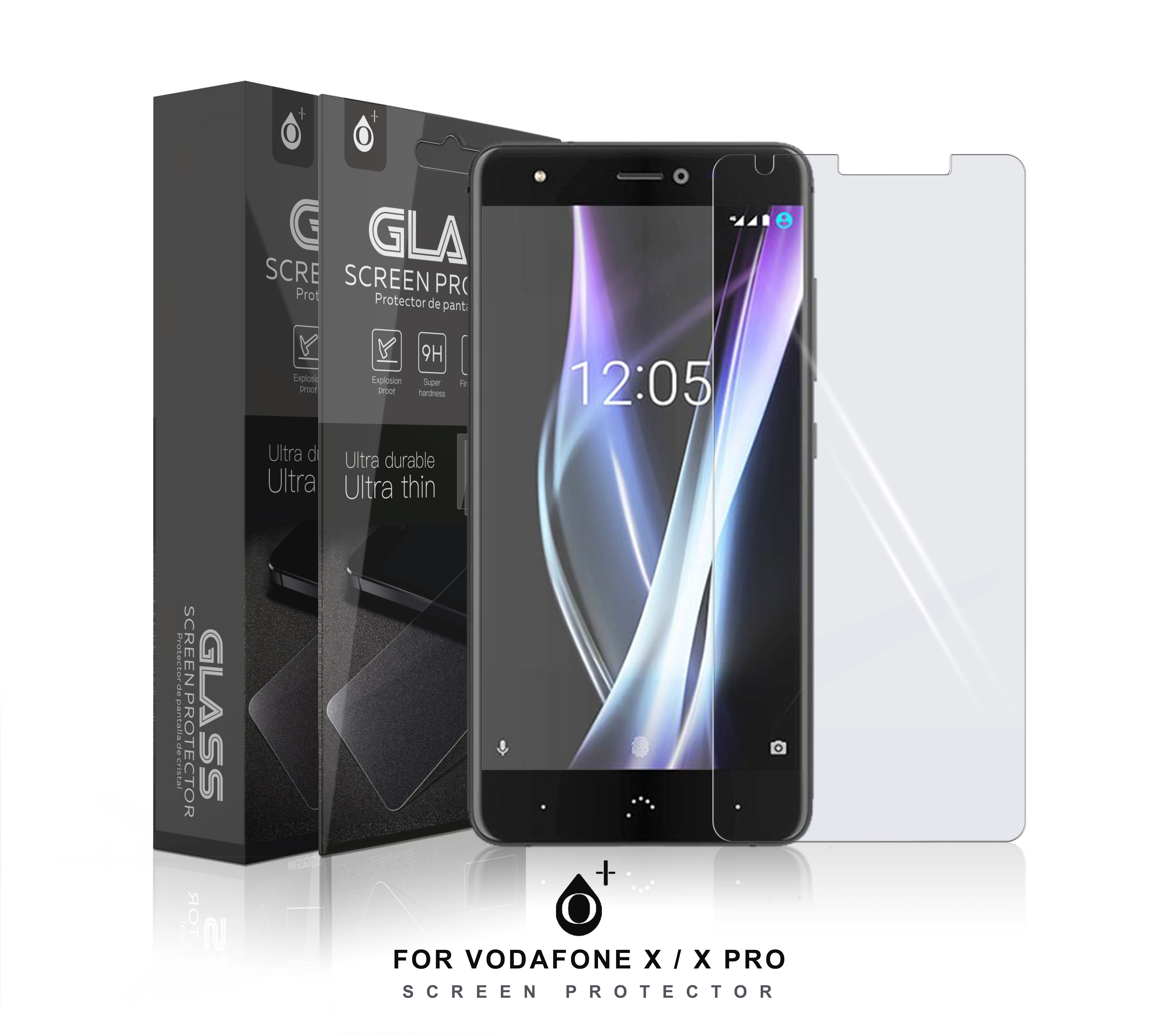 AQ X/X Pro Protector de Pantalla Cristal para BQ AQ X/X Pro