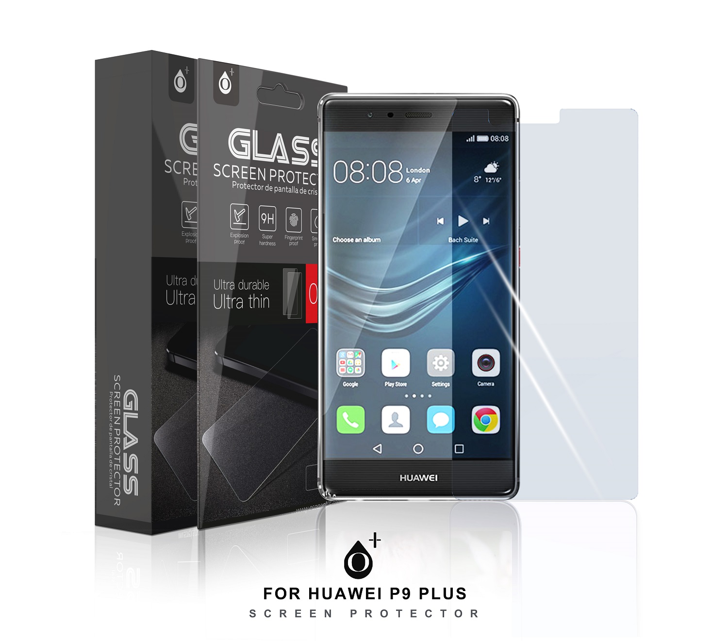 HW-P9 Plus Protector de Pantalla Cristal para HuaWei P9 Plus