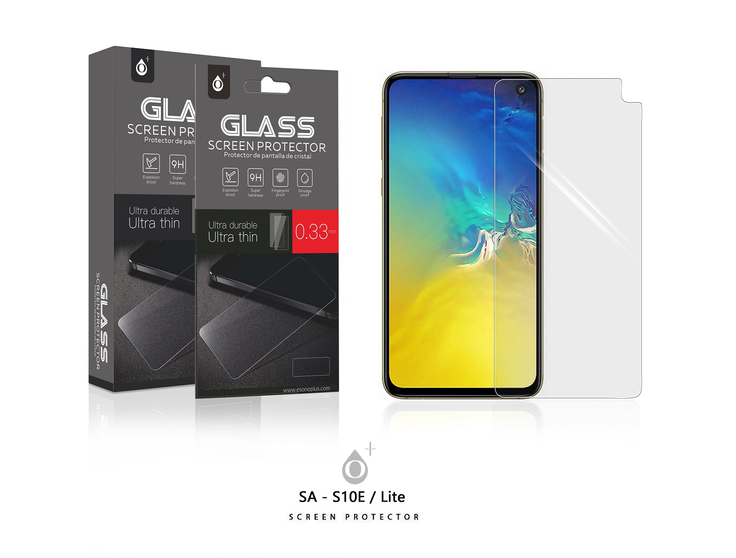 SA S10 Lite Protector de Pantalla de Cristal para Samsung S10 Lite