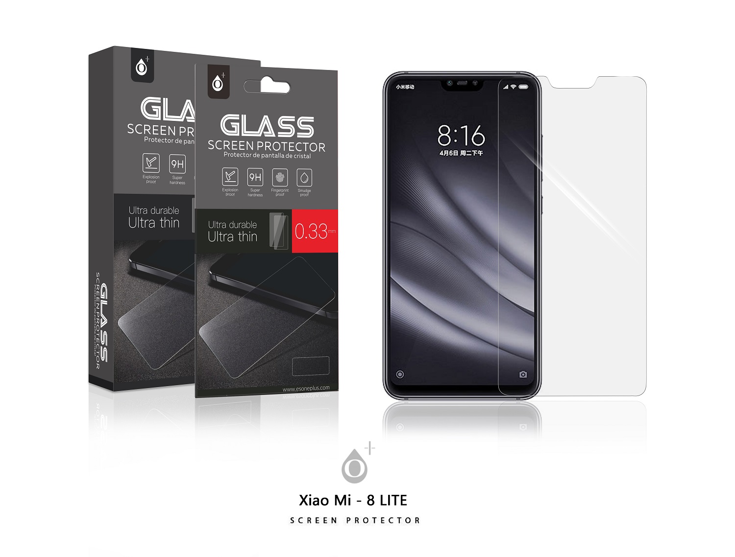 XM 8 LITE Protector  de Pantalla Cristal para XiaoMi 8 Lite