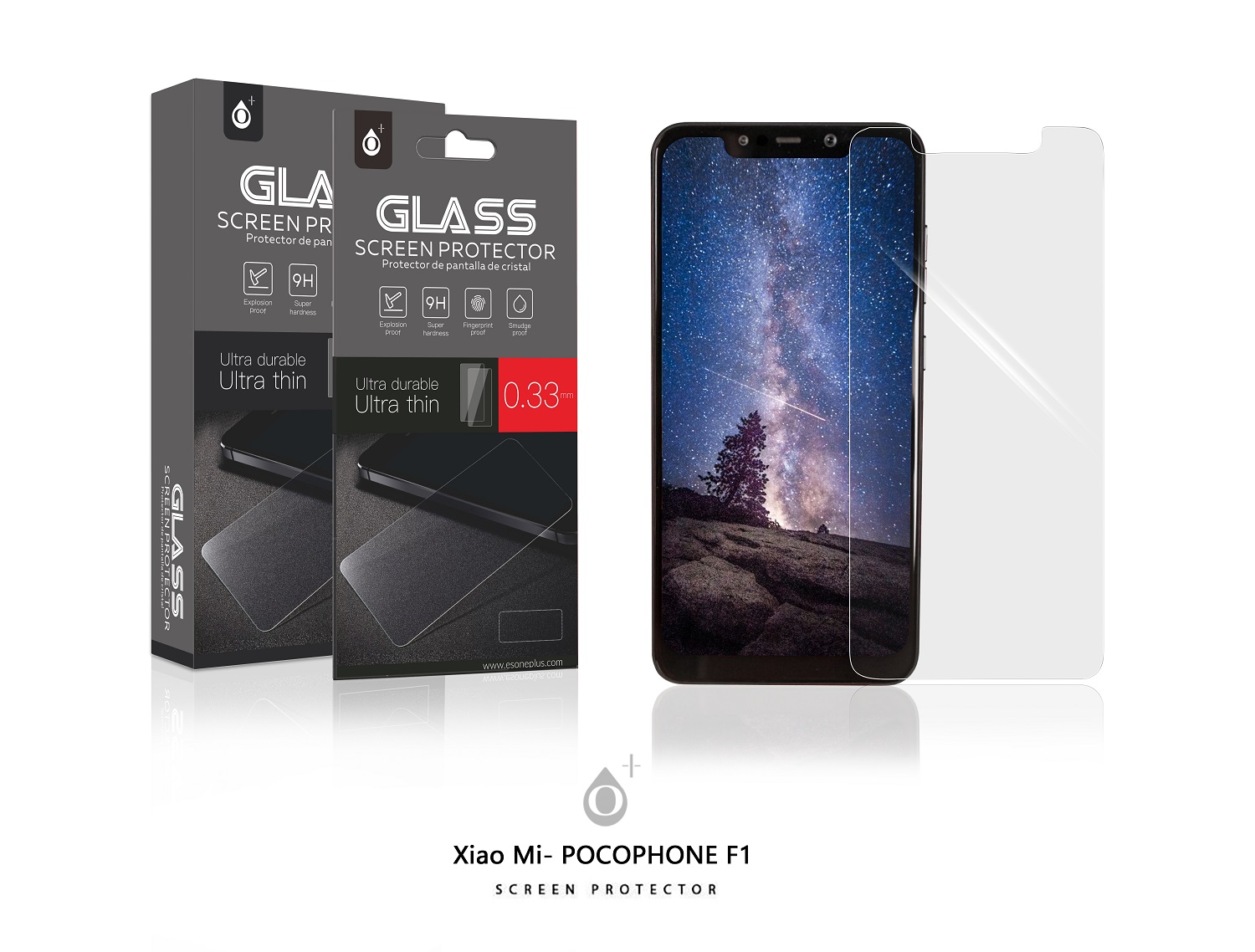 XM Pocophone F1 Protector de Pantalla Cristal para XiaoMi Pocophone F1